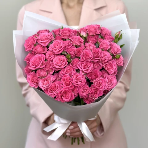 17 Spray Pink Roses