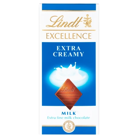 Lindt Excellence Milk Extra Creamy Chocolate Bar